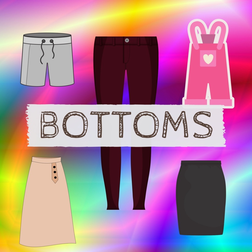 BOTTOMS: LEGGINGS, JEANS, SKIRTS, SHORTS